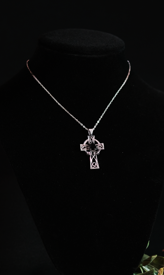 Celtic Cross -Sterling Silver- Necklace Pendant