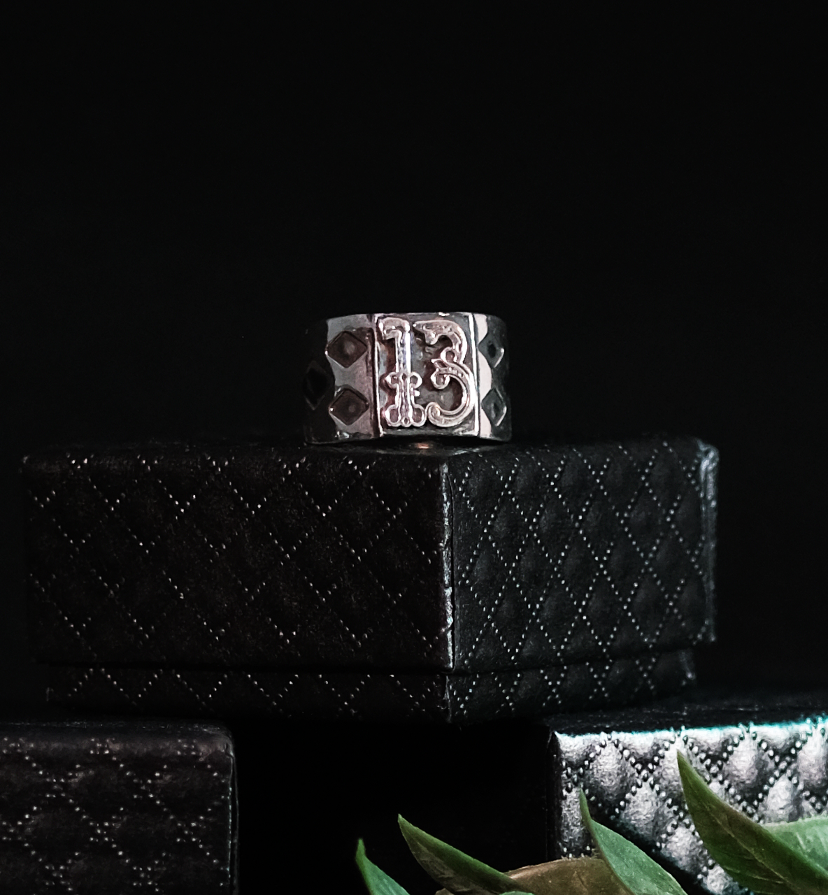 Lucky 13 Ring Sterling Silver