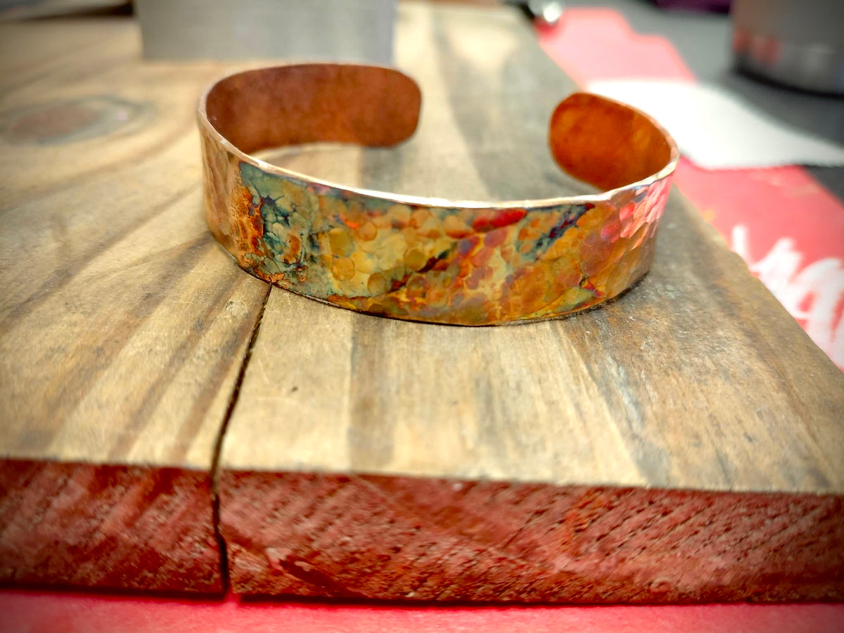 Hammered Copper Cuff Workshop | Private Party