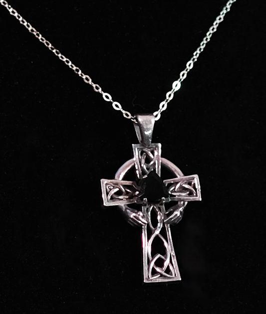 Celtic Cross -Sterling Silver- Necklace Pendant